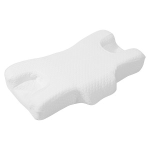 Unique Bargains Air Cotton Neck and Shoulder Pain Ease Home Sleeping Bed Memory Foam Pillow White 1 Pc - 1 of 4