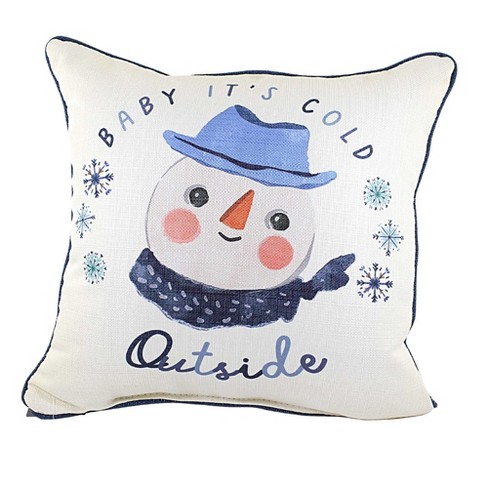 Baby it's cold discount outside pillow cover