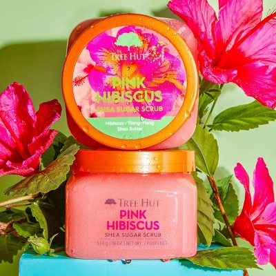 Tree Hut Pink Hibiscus Shea Sugar Body Scrub - 18oz_10