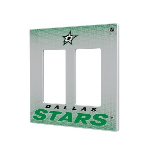 NHL Western Conference Teams Linen Hidden-Screw Light Switch Plate for Double Rocker - 1 of 4