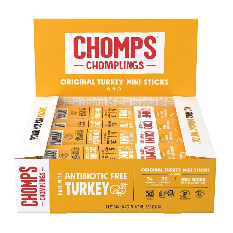 Chomps Original Turkey Chomplings -  12oz/24ct, 1 of 7