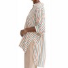 Women's Renee Dolman Sleeve Striped Button-Down Shirt - entro - 2 of 4