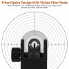 iMountek"45° Offset Flip-Up Fiber Optic Tactical Sights with Red/Green Dots for Picatinny/Weaver Rails"Black - 4 of 4