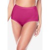 Comfort Choice Plus Size Full Coverage Nylon Brief 10-Pack - 4 of 4