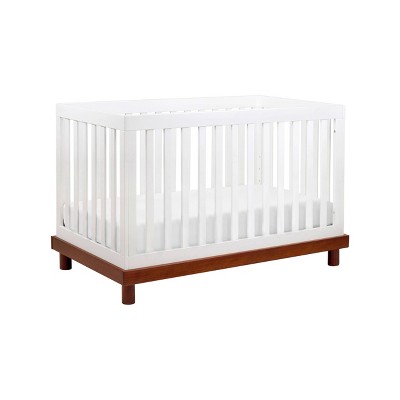 Baby Mod Olivia 3-in-1 Convertible Crib - Amber/White, Greenguard Gold Certified