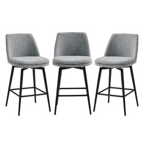 Spruce&Spring Counter Height Swivel Barstool Set - 1 of 4