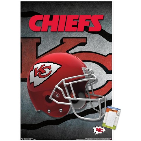 NFL Kansas City Chiefs - Drip Helmet 20 Wall Poster, 22.375 x 34