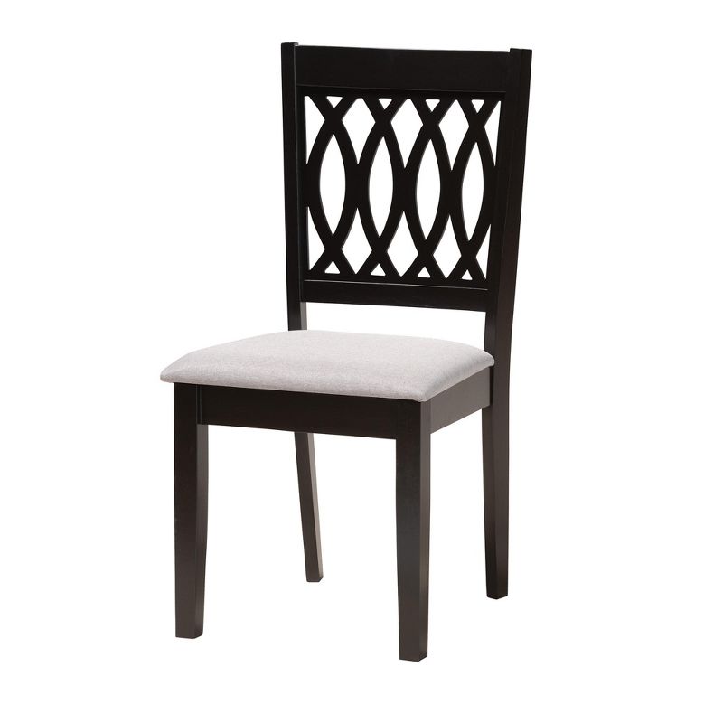 Baxton Studio Florencia Modern Fabric and Wood Dining Set, 3 of 10