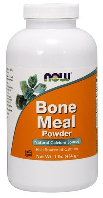 Bone Meal Powder by Now Foods  -  16 oz Powder