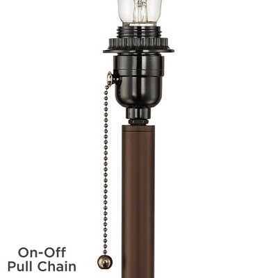 Bronze 23" Modern Floor Lamps with Tray Table Set