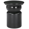 Colombo Side Table - Black 19.7"H, Round Painted Mango Wood Top By Zuo Modern - 2 of 4