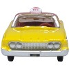 1960 Ford Fairlane Sedan "NYC Taxi" Yellow with Red Top and Interior 1/87 (HO) Scale Diecast Model Car by Oxford Diecast - 4 of 4