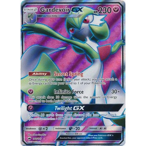 Pokemon Sun And Moon Burning Shadows Ultra Rare Full Art Gardevoir Gx 140