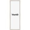 PosterPalooza | Panoramic Shadow Box 3/4" Depth White Picture Frame - UV Acrylic, Backing, Hanging Hardware - 2 of 4
