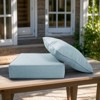 POCASSY 6" Outdoor Cushion Set, 24"x24" Replacement Water Resistant Zippered Cushion for Chairs - 2 of 4