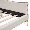 NicBex Twin Size Daybed, Upholstered Day Bed with Headboard and Armrest, Sofa Bed with Support Legs - 4 of 4