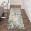 Modern Abstract Hallway Runner Rug, Machine Washable Low-Pile Geometric Non-Slip Floor Mat for Entryway, Living Room, Bedroom, Kitchen - 2 of 4