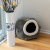 Armarkat Cat Bed C80CSH/MB Gray Velvet - 3 of 4