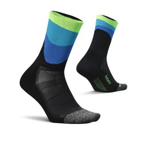 Feetures Elite Light Cushion Mini Crew Sock - Running Socks for Women and Men - Targeted Compression - Moisture Wicking - 1 of 4