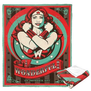 Warner Bros. Wonder Woman Wonder Parent Silk Touch Throw Blanket 50x60 Inches - 1 of 4