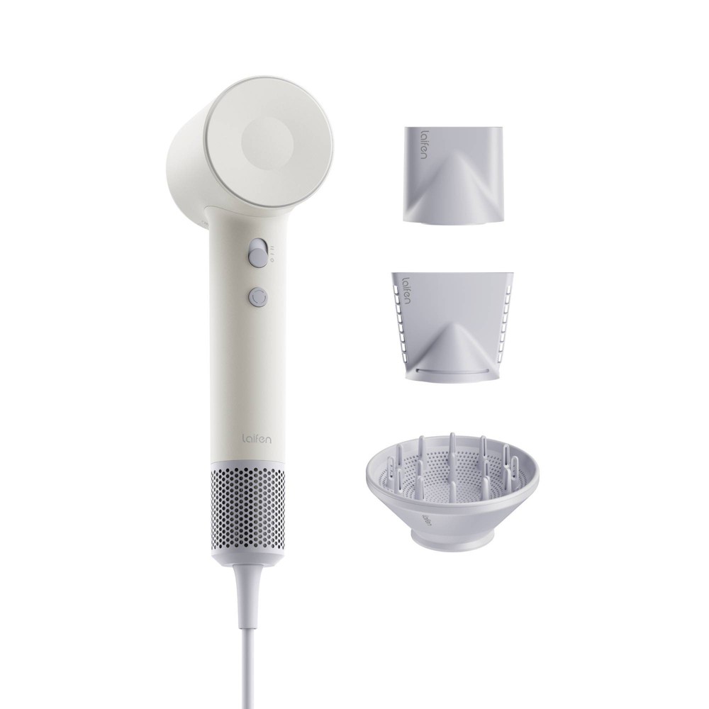 Laifen SE2 Hair Dryer - White: Volumizing, Includes Diffuser, 1400 Wattage, 3 Heat Settings