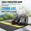 VEVOR Rubber Cable Guard, 5-Channel, 22000 lbs per Axle Load Capacity, Durable Cord Protection Ramp with Hinged Lid for Driveway, Speed Control - 3 of 4