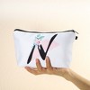 Unique Bargains Large Capacity Zipper Personalized Small Makeup Bag White - 4 of 4