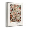 Stupell Industries William Morris Red Dotted Flowers Framed Giclee Art, Gray, 16" x 20" - 2 of 4