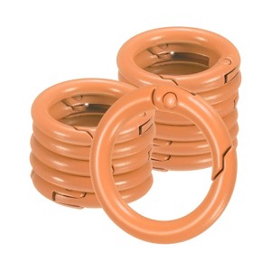 Unique Bargains Metal Spring O Rings Zinc Alloy Durable Multipurpose Lightweight Buckle 5/8 Inch - 1 of 4
