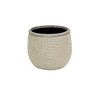 Cheung's Osanna Curved Beige Ceramic Pot - Medium - 2 of 3