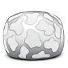 Slickblue Silver Abstract Cutout Ring for Women, Wide Band Style, Epoxy Accents, Stainless Steel, Sizes 5–10 - 3 of 4