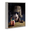 Stupell Industries Moscow Mule Funny Animal, 24" x 24" - 3 of 4