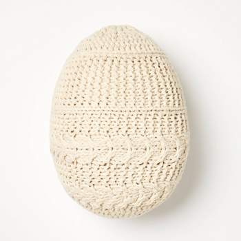 Shaped Crochet Egg Throw Pillow - Threshold™ designed with Studio McGee