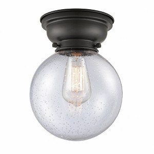 Beacon - 1 Light Flush Mount In Industrial Style-9.15 Inches Tall and 8 Inches Wide - 1 of 1