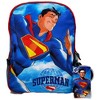 DC Superman 16" School Backpack with Large Pocket & Rectangular Lunch Bag - 3 of 4