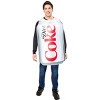 Rubies Adult Diet Coke Halloween Costume Sandwich Board Silver One Size - 2 of 4