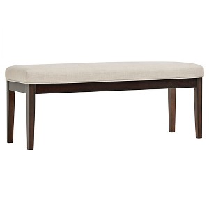 Quinby Linen Bench - Oatmeal - Inspire Q