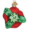 Old World Christmas Glass Blown Christmas Ornament, Red Rose (With OWC Gift Box) - 2 of 4