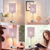 GTCLIGHTING Touch Crystal Table Lamp, 3-Way Dimmable Nightstand Lamp with USB Ports,Modern Bedside Lamp for Bedroom, Living Room,Office - 4 of 4