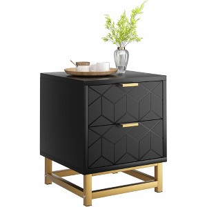 Drawer Storage Cabinet, Dresser for Bedroom, 53.5" Dresser Organizer with Metal Handle and Legs - 1 of 4