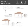 Best Choice Products 10x10ft Pop Up Canopy Outdoor Portable Adjustable Instant Gazebo Tent w/ Carrying Bag - 2 of 4