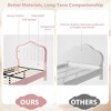 Upholstered LED Bed Frame with Storage Drawer, Velvet/Princess Platform Bed Frame for Kids/Girls Twin/Full Size - 4 of 4