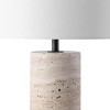 Rynetta Travertine Table Lamp - CTL1073 - Light Brown/White - Safavieh Couture - 3 of 4
