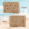 Generic Crossbody Bag Purse Bohemian Shoulder Bag Woven Crochet Purse For Summer Beach Travel Clutch Handbag - 4 of 4
