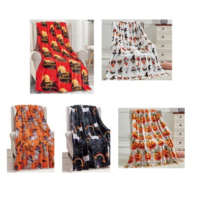 Super Spooky and Comfy Microplush Halloween Throws 50