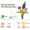 Acoinel Flower Building Kit, Building Block Set, Artificial Flowers Building Bricks for Gifts - 2 of 4
