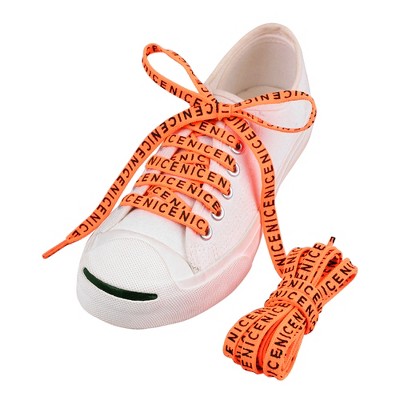 INSPIRE CHIC NICE Flat Fat Shoelaces for Sneakers Hiking Shoes 0.35" 2 Pairs