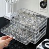 5-Drawer Acrylic Earring Organizer with 84 Grids, Transparent Jewelry Storage Display Case for Women & Girls - 2 of 4