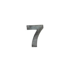 Slickblue Individual Metal Zinc Numbers 0-9, Wall Mount Address Numbers, Modern, Silver, 6" - 1 of 3