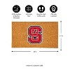 EvergreenNCAANorth Carolina State Wolfpack Logo Natural Coir 28 x 16 Inches Indoor Outdoor Doormat - 3 of 4